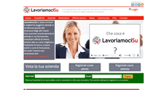 Desktop Screenshot of lavoriamocisu.it